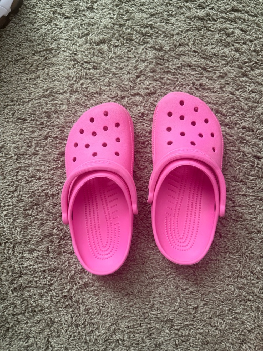 Kids Pink Slip-On Clog Shoes